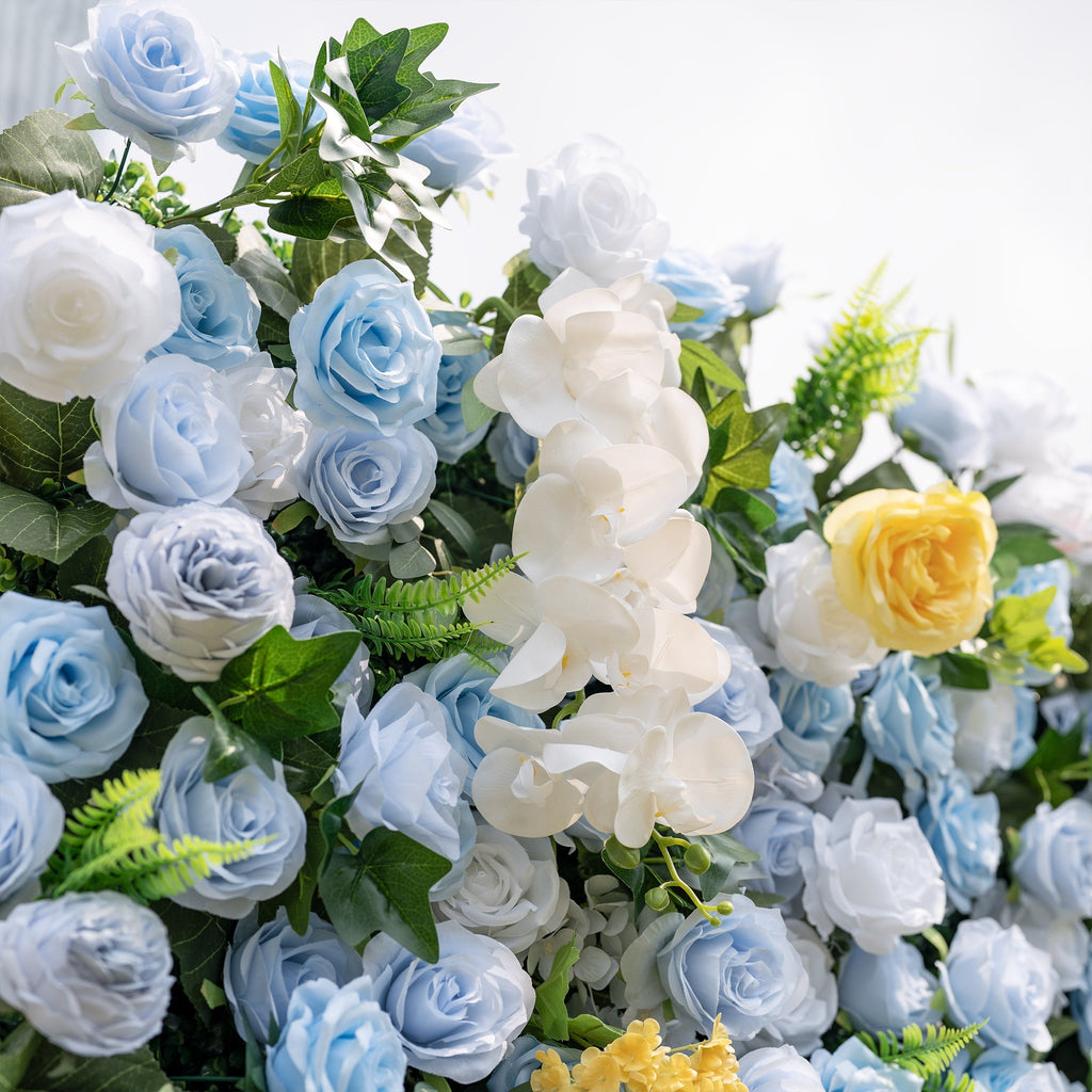 Valar Flowers Rainbow Gradient Bloom Mix Rose Flower Wall Backdrop - VF-830