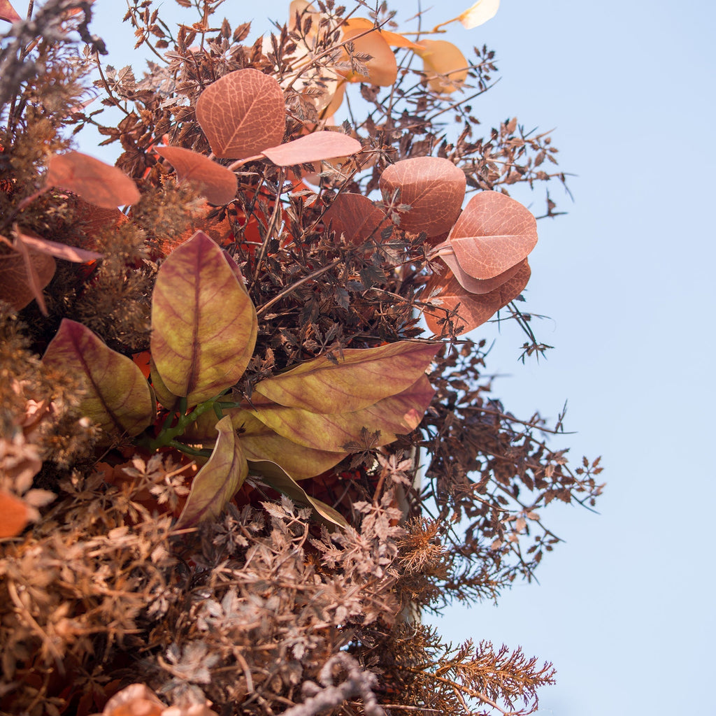 Halloween Special - Rustic and Enchanting Autumn - Inspired Artificial Flower Backdrop by ValarFlowers: A Tribute to Nature's Warmth - VF - 820