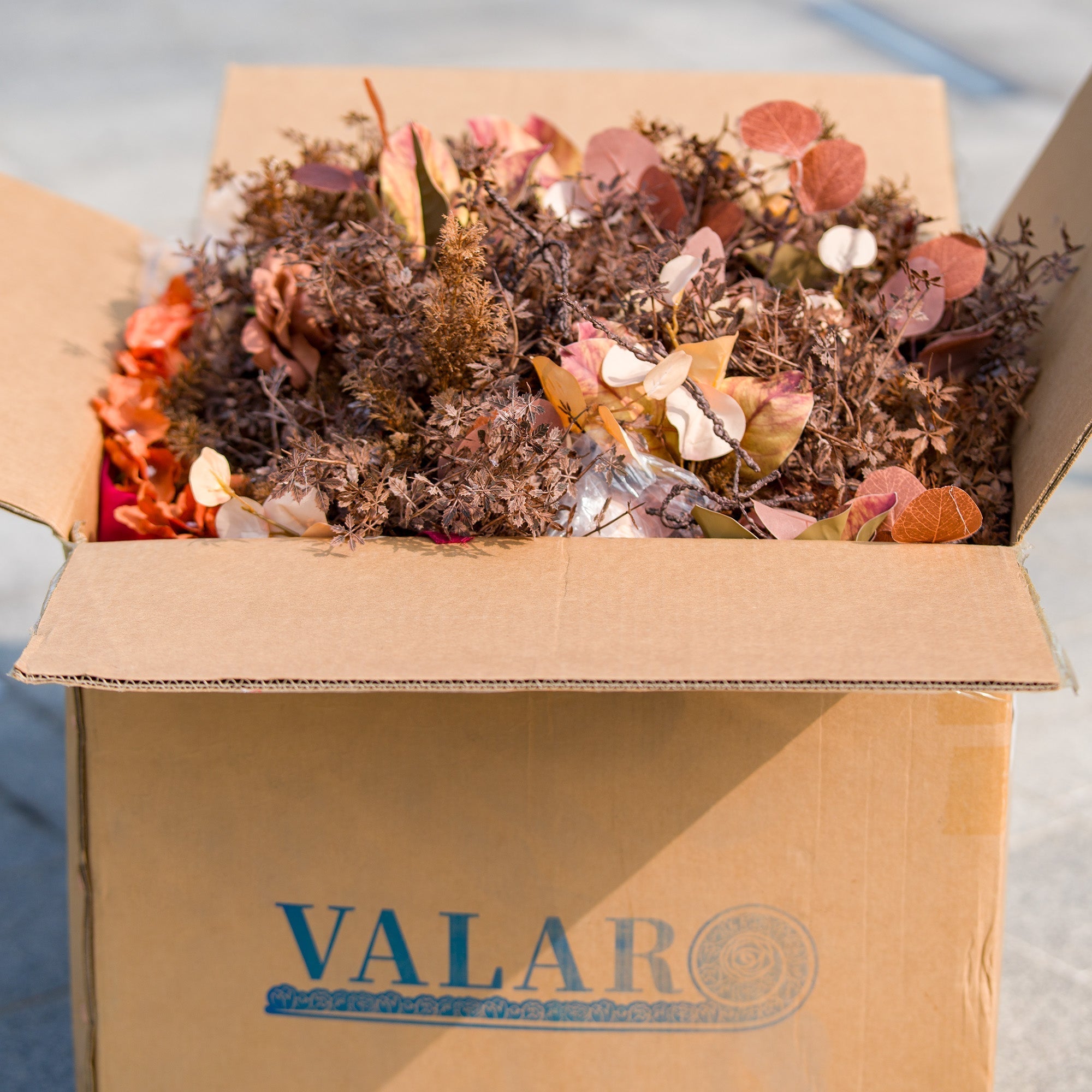 Halloween Special - Rustic and Enchanting Autumn - Inspired Artificial Flower Backdrop by ValarFlowers: A Tribute to Nature's Warmth - VF - 820