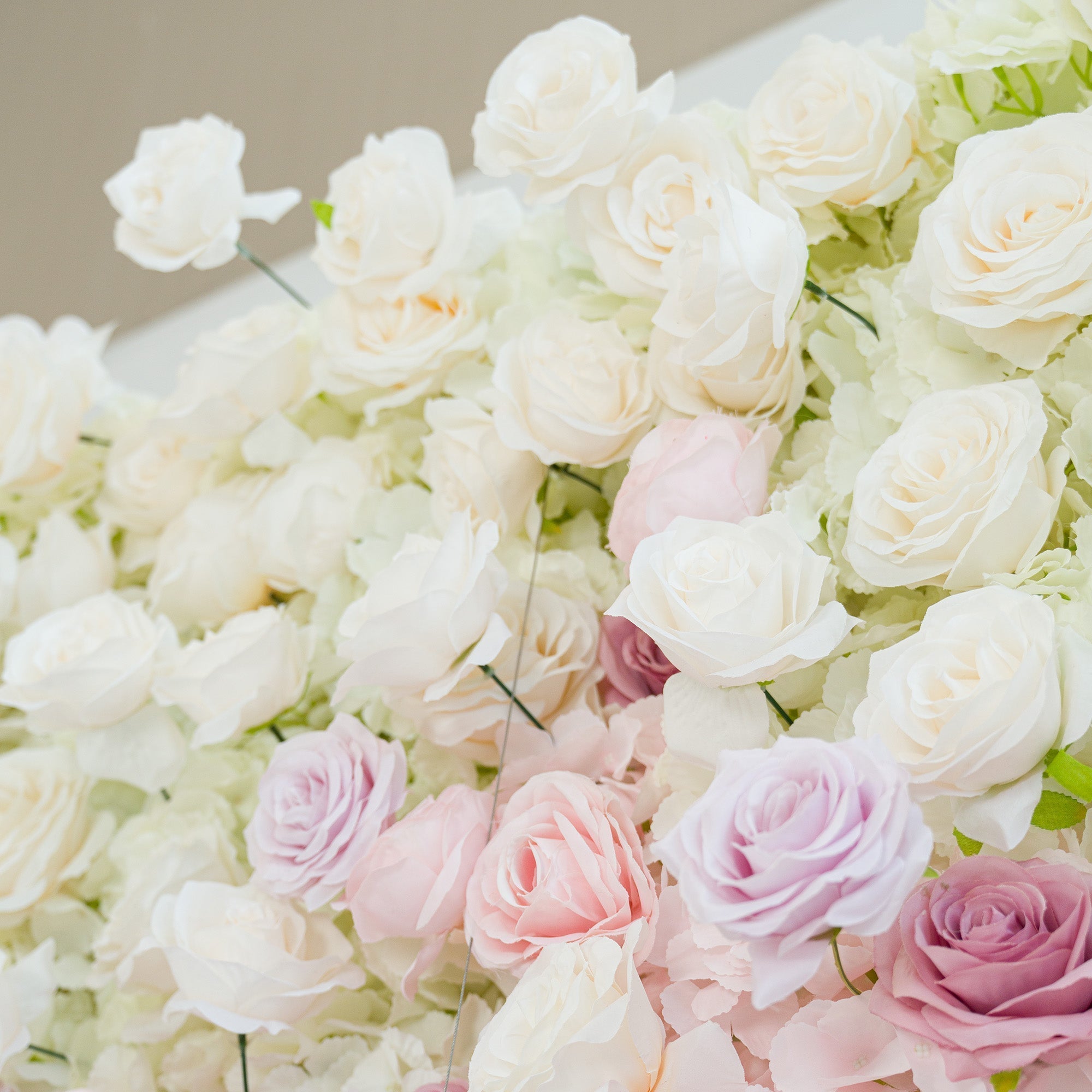5D ValarFlowers Ombre Rainbow Artificial Flower Backdrop: A Breathtaking Floral Masterpiece for Events-VF-828-2