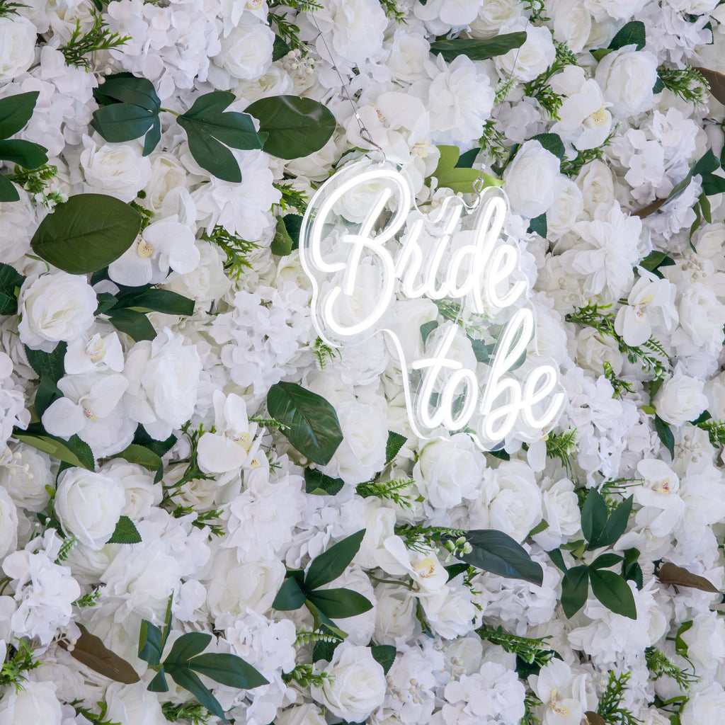 ValarFlowers White Green Blue Artificial Flower Wall Backdrop for Wedding & Event Decor VF-309