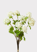Fake Snowball Flower Bundle in White - 31