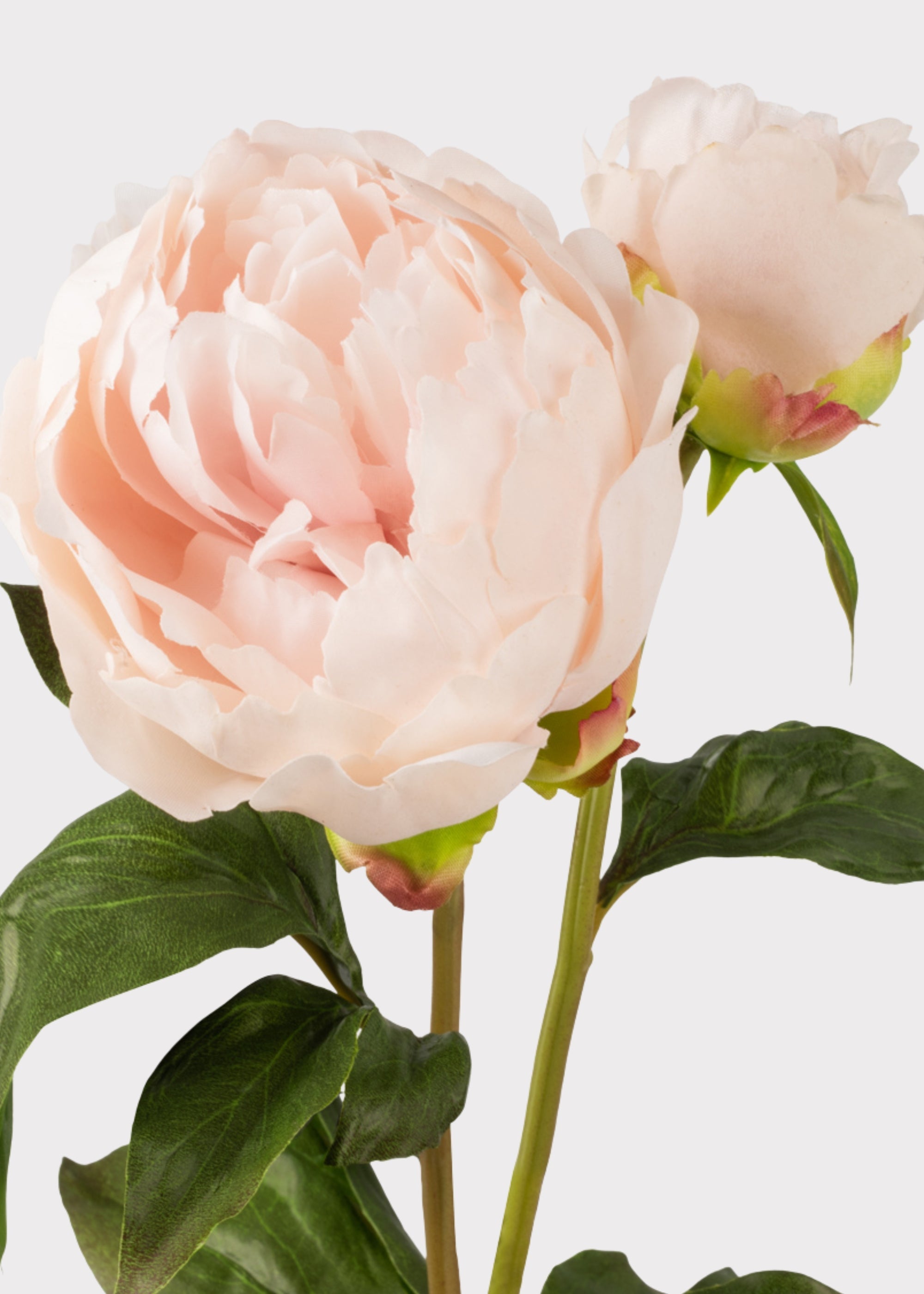 Real Touch Fake Flowers Blush Peony - 27