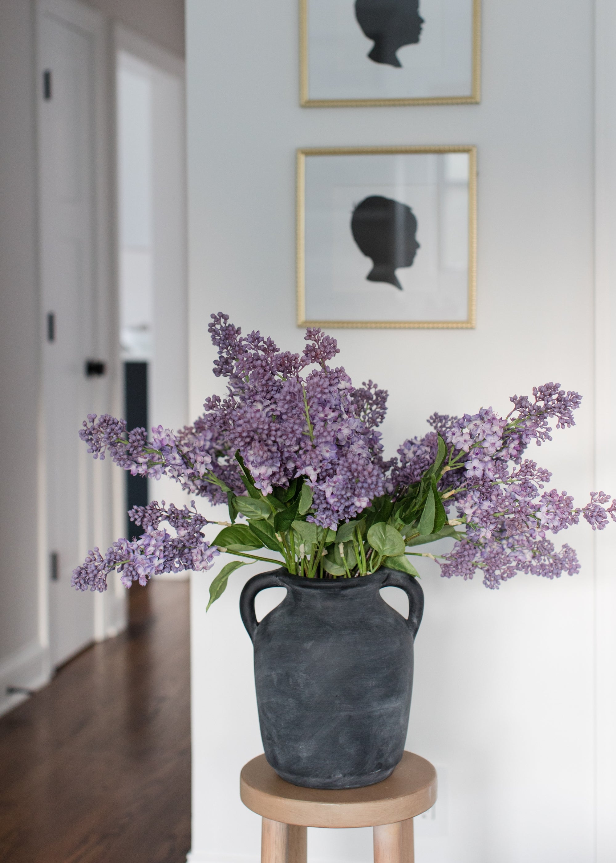 Purple Artificial Lilac Flower Stem - 34.5