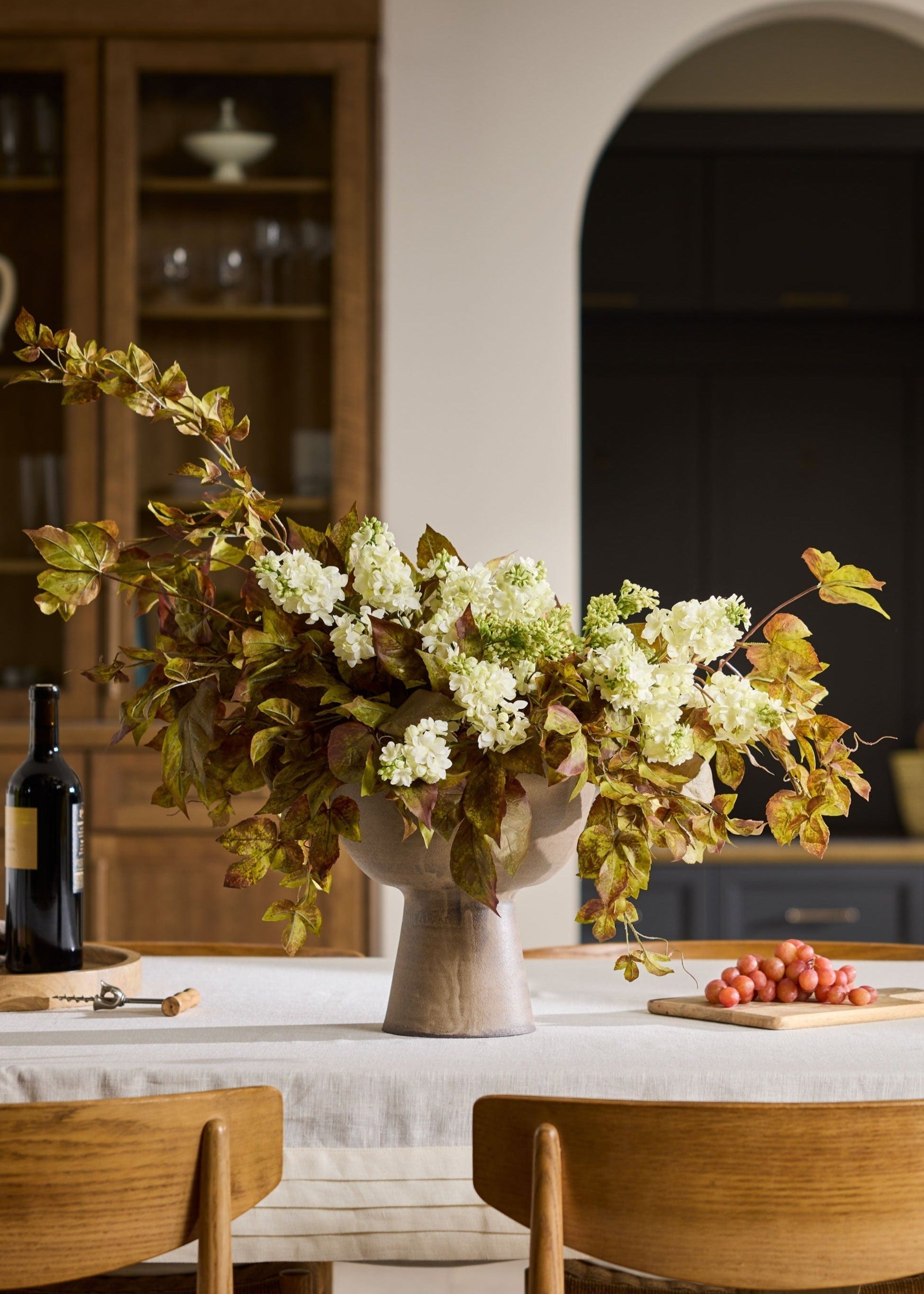 Fake Flowers Lilacs in Cream - 25